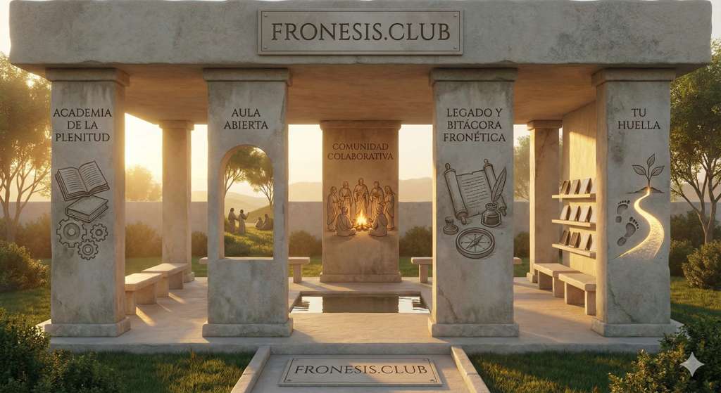 El Templo Fronesis con sus pilares